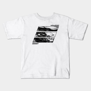 MITSUBISHI 3000GT Black 'N White Archive 2 Kids T-Shirt